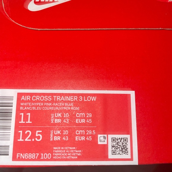 Mens air cross trainer 3 size 11 - Picture 5 of 11